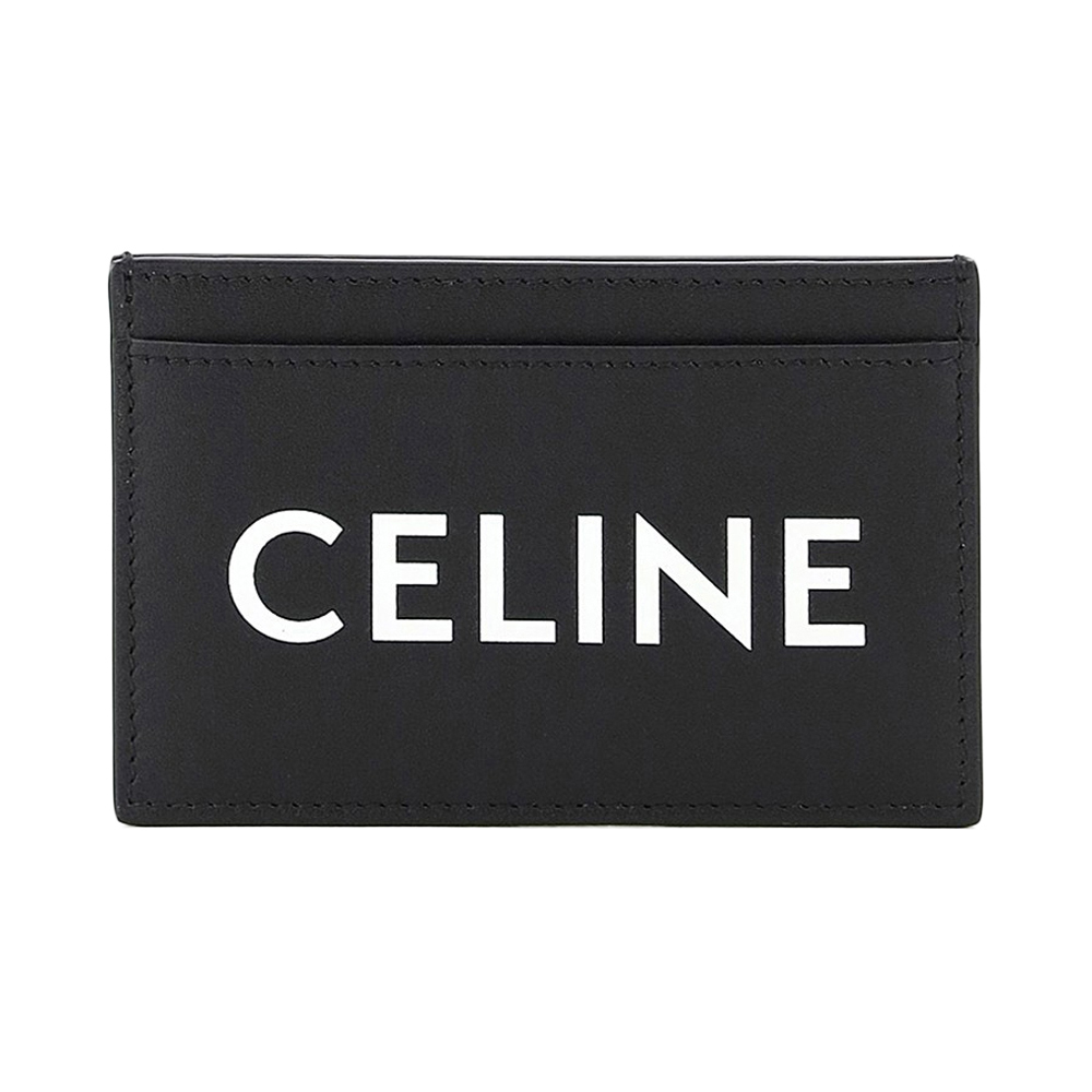 Celine 赛琳 女士经典款黑色系字母logo卡包 10b703dmf-38si