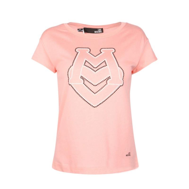 Love Moschino 粉色女士t恤 4f3018m3590m80 In Pink