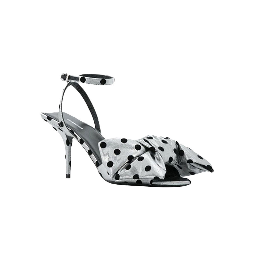 Balenciaga 巴黎世家 女士银色装饰高跟鞋 579295-w1sg0-8163 In Gray