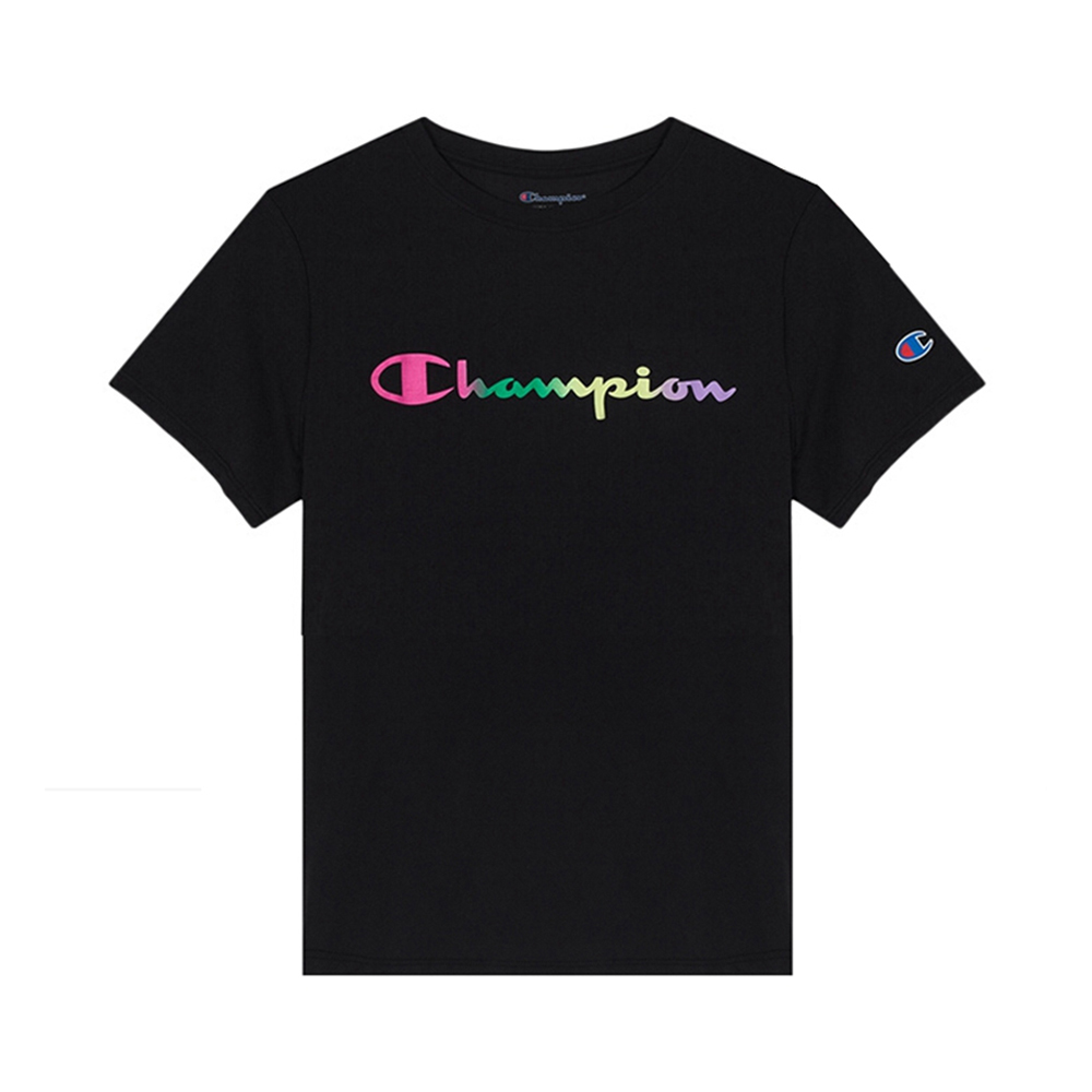 Champion 女士黑色色圆领 T恤 W5682g-550770-001 In Black