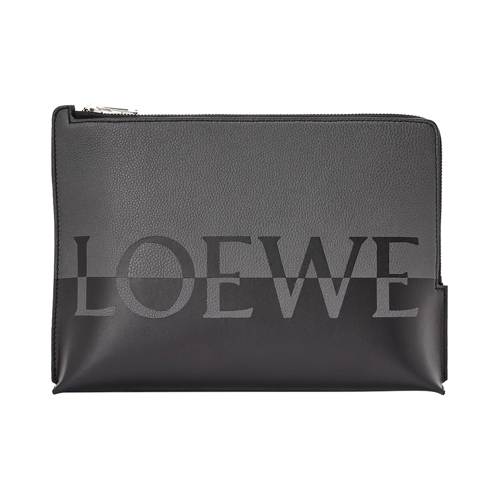 Loewe 女士黑色光滑粒面皮革手拿包 C314z81x01-1268