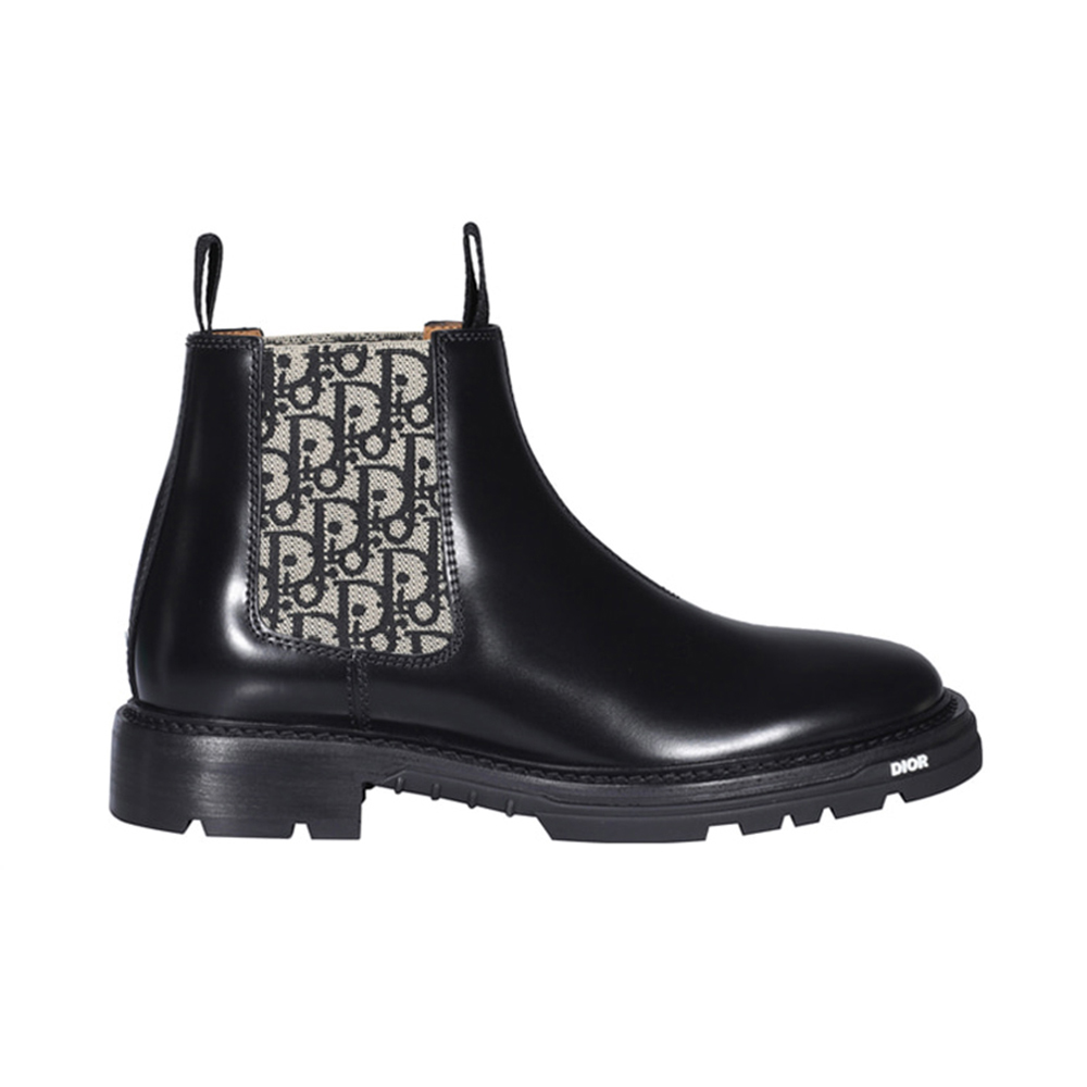 Dior Homme 黑色男士短靴 3bo251-zjq-961 In Black
