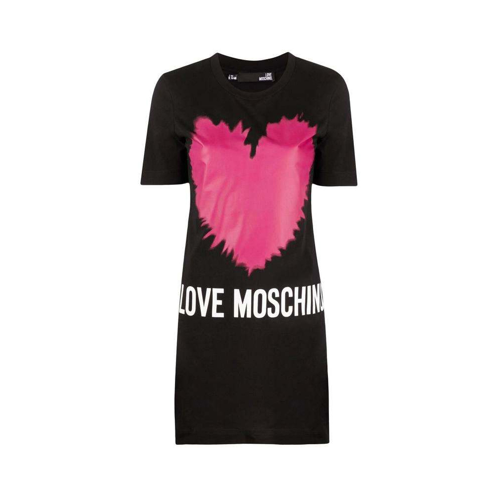 Love Moschino 女黑色女士连衣裙 W5a0221-3876-c74 In Black