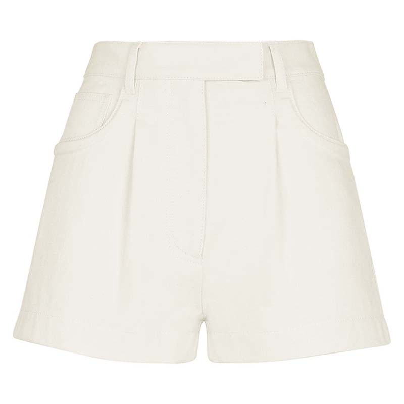 Fendi 女士白色短裤 Flp624-af72-f0znm In White