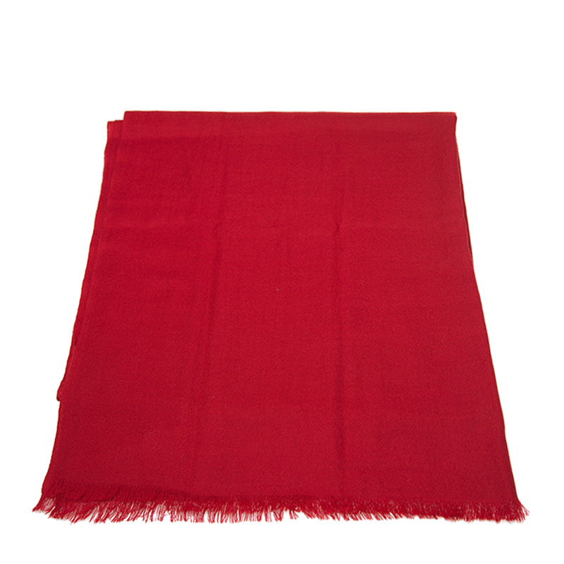 Corum 崑仑 女士红色休闲围巾 Redcashscarf