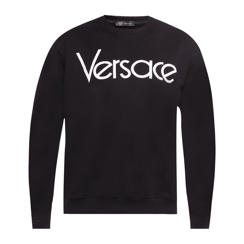 Versace 范思哲 黑色男士套头长袖卫衣 A80470-a217878-a99c In Black