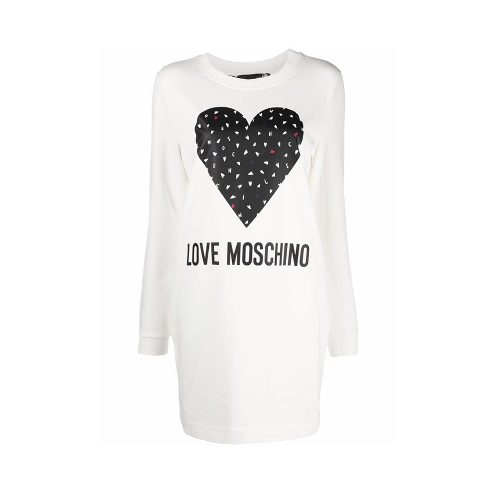 Love Moschino 女白色女士t恤 W584719-e2288-a12 In White