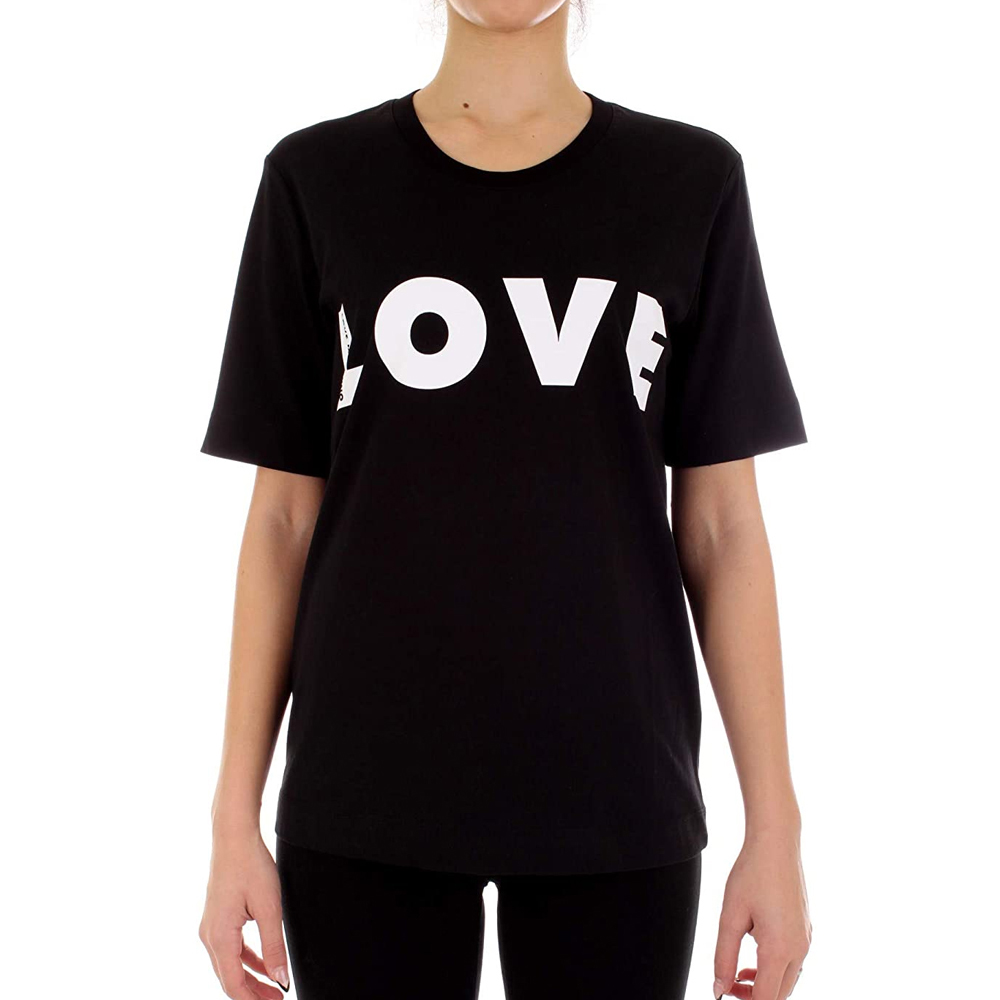 Love Moschino 女黑色女士t恤 W4f151v-3517-c74 In Black