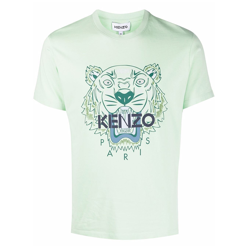 Kenzo 男士绿色polo衫 Fc55ts0204yl-47 In Green