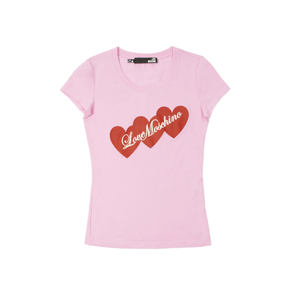 Love Moschino 女粉色女士t恤 W4b195e-1698-l94 In Pink