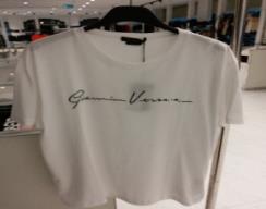 Versace 白色男士t恤 A86001-a228806-1001 In White