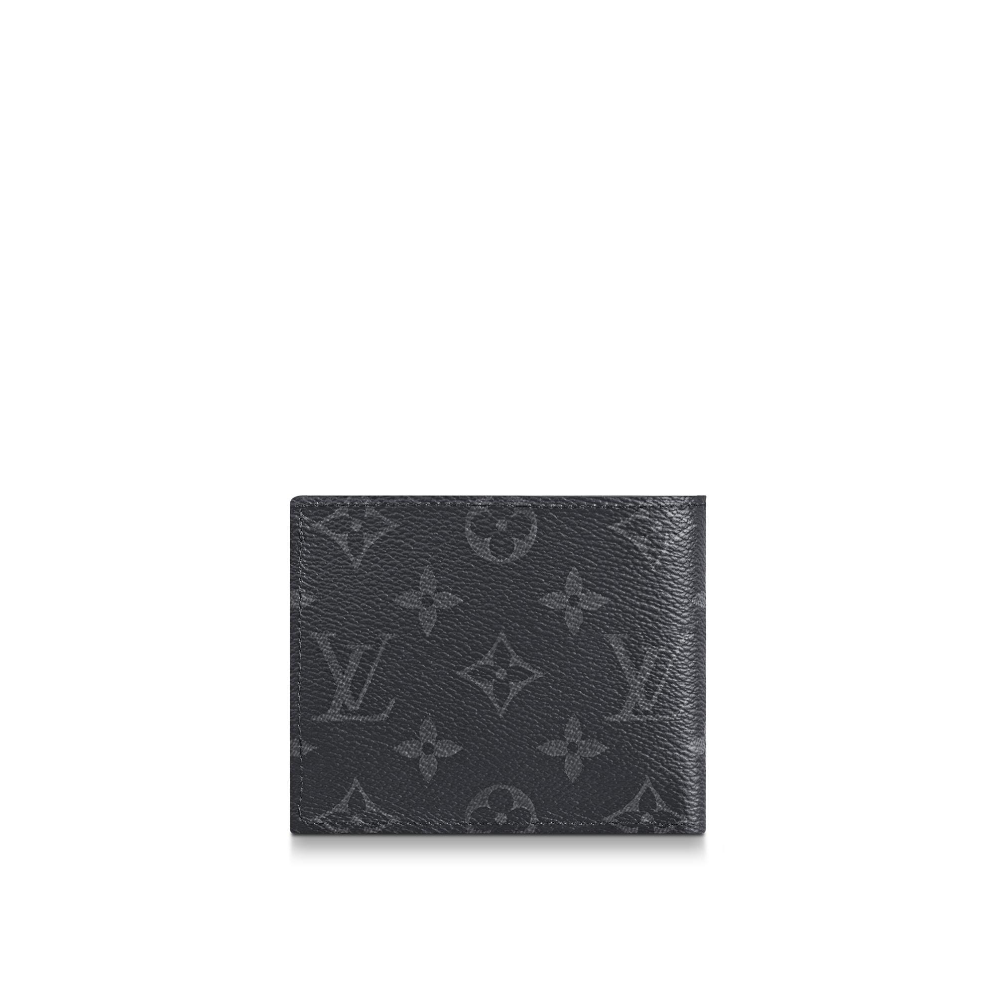 Pre-owned Louis Vuitton 黑色男士短款钱夹 M62545
