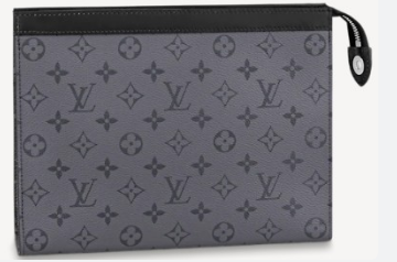 Pre-owned Louis Vuitton 男士灰色手拿袋 M69535