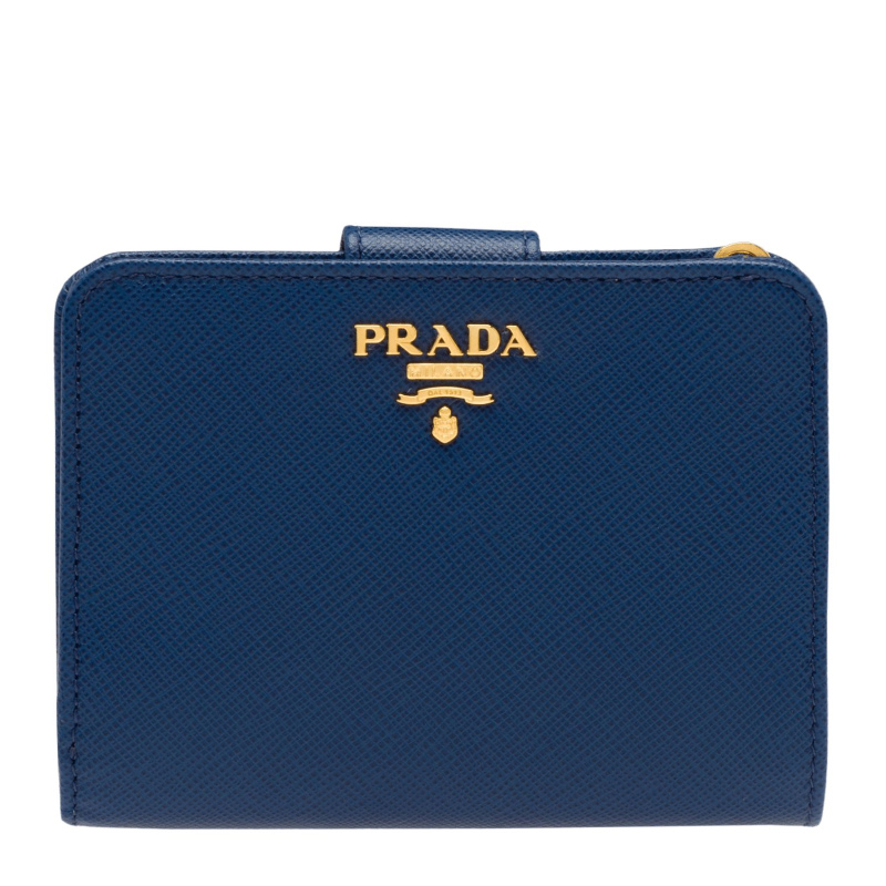 Prada 普拉达 女士迷你蓝色钱包 1ml018-qwa-f0016