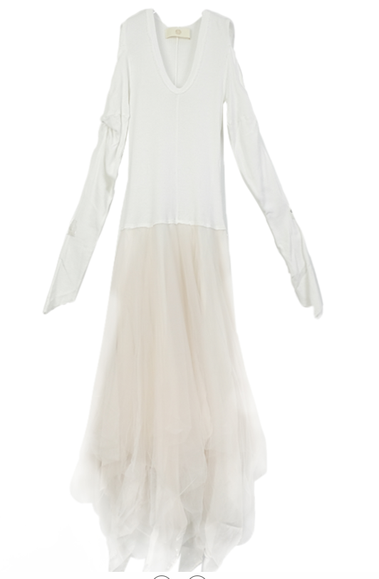 Marc Le Bihan 女士白色连衣裙 2832e21perle In White