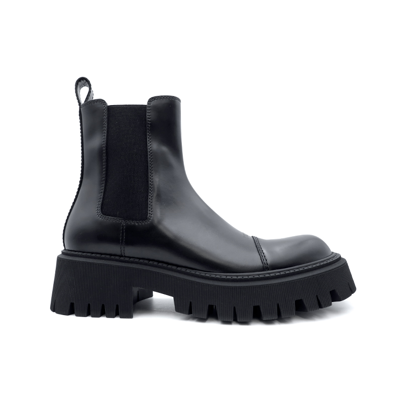 Balenciaga Tractor' Chunky Outsole Leather Chelsea Boots