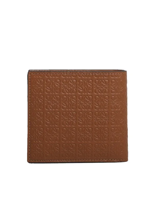 Loewe 男士棕色皮革短款钱包 C499302x01-2530