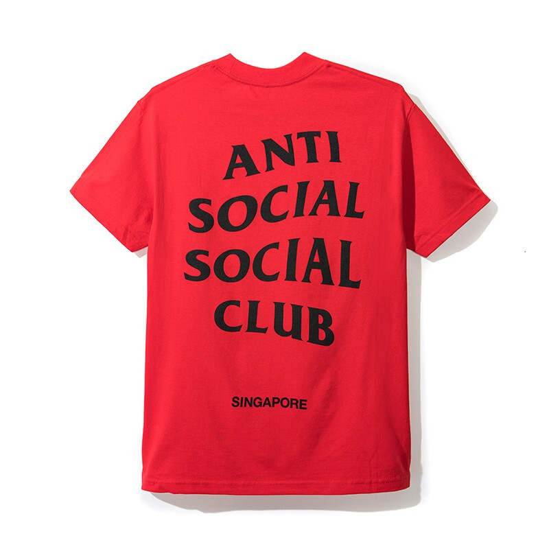 Anti Social Social Club 男士红色t恤 Asst257 In Red