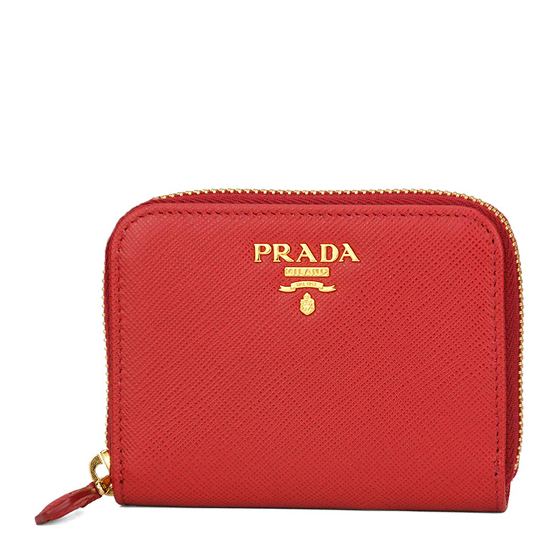 Prada 普拉达 女士红色短款钱包 1mm268-qwa-f068z