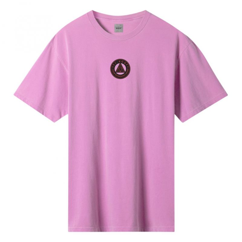 Huf 男士粉色t恤 Ts01089-hotpk In Pink